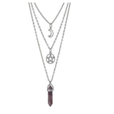 Hexagonal column natural necklace – Jewelry Gift Ideas — 2
