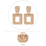 Women's geometric square metal fashion earrings – Stylish Gifts — 3