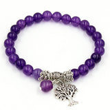 Natural Purple SPAR Hand Chain tree Pendant – Jewelry Gift Ideas — 5