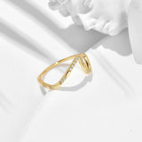 Women's Simple Geometric Line Ring – Gifts for Her — 2