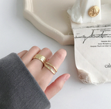 Irregular embossed fine ring – Everyday Gifts — 4