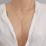 Simple necklace retro clavicle necklace – Jewelry Gift Ideas — 2
