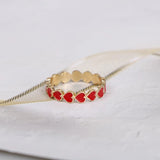 Bracelet Alloy Drop Oil Love Heart Ring – Jewelry Gift Ideas — 2