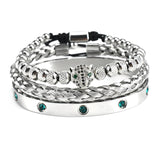 Micro-inlaid Green Eye Leopard Head Bracelet – Jewelry Gift Ideas — 7