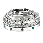 Micro-inlaid Green Eye Leopard Head Bracelet – Jewelry Gift Ideas — 7