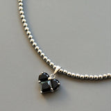 Cold Black Heart-shaped Zircon Pendant Necklace – Jewelry Gift Ideas — 7