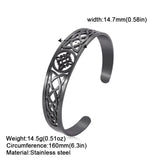 Witch Knot Hollow Ornament 304 Stainless Steel – Jewelry Gift Ideas — 3