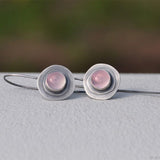 Creative Pink Moonstone Long Earrings Women's Elegant – Gifts for Her — 3