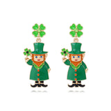 Irish Carnival Green Elf Earrings – Unique Gift Ideas — 2
