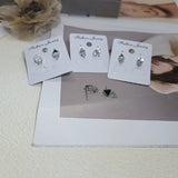Niche Triangular Rhombus Zircon Stud Earrings – Gifts for Her — 7
