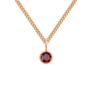Stainless Steel Necklace With Diamond Birthstone – Jewelry Gift Ideas — 9