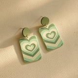 Ins Wind Color Design Girl Cute Simple Earrings – Gifts for Kids — 3