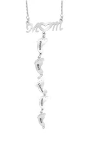 Hollow Out Baby Feet Stainless Steel Pendant – Jewelry Gift Ideas — 11