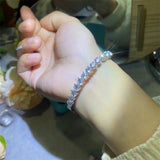 D Color Moissanite Full Diamond Bracelet – Jewelry Gift Ideas — 5