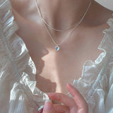 Women's Sterling Silver Heart Pendant Necklace – Jewelry Gift Ideas — 5