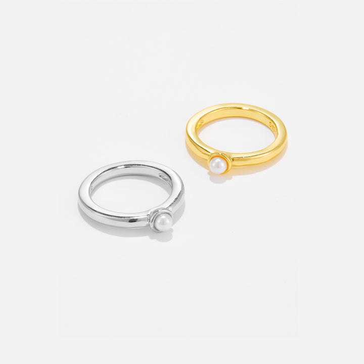 Korean Ins Style Pearl Ring Women's Simple All-match – Stylish Gifts — 1