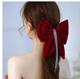 Red Hair Pin Flower Hair Clips Earrings Set Women – Beauty Gifts — 3