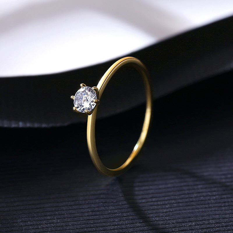S925 Silver Wind Star Ring Set With Zircon Index – Unique Gift Ideas — 1