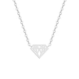 Metal Diamond Ring Pendant Necklace – Jewelry Gift Ideas — 8