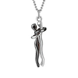 Love Hug Necklace Unisex Men Women Couple Jewelry – Gifts for Couples — 16