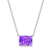 Women's Sterling Silver Zircon Necklace Versatile – Jewelry Gift Ideas — 9