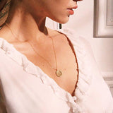 Golden Coin Rose Necklace – Jewelry Gift Ideas — 2