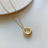 Sterling Silver Spiral Necklace Net Red INS – Jewelry Gift Ideas — 8