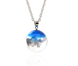 Moon resin pendant clavicle necklace – Jewelry Gift Ideas — 1