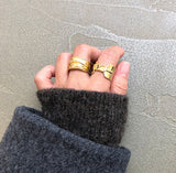 Geometric minimalist irregular ring design sense – Gifts for Her — 1