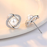 Shell Pearl Twist Earrings – Thoughtful Gifts — 5