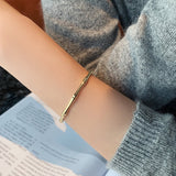 Female Slub Golden Temperament Bracelet – Jewelry Gift Ideas — 4