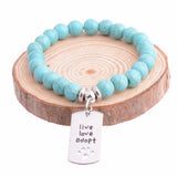 Personality Pendant Lettering Stone Beaded – Jewelry Gift Ideas — 1