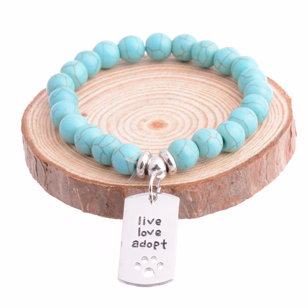 Personality Pendant Lettering Stone Beaded – Jewelry Gift Ideas — 1