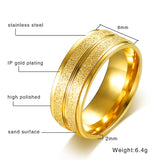 Color Scrub Titanium Steel Ring – Thoughtful Gifts — 5