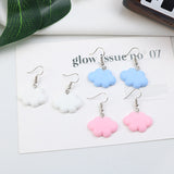 Simple White Cloud Korean Style Cute Earrings – Stylish Gifts — 1