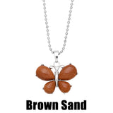Crystal Agate Butterfly Necklace Pendant Neck – Jewelry Gift Ideas — 6