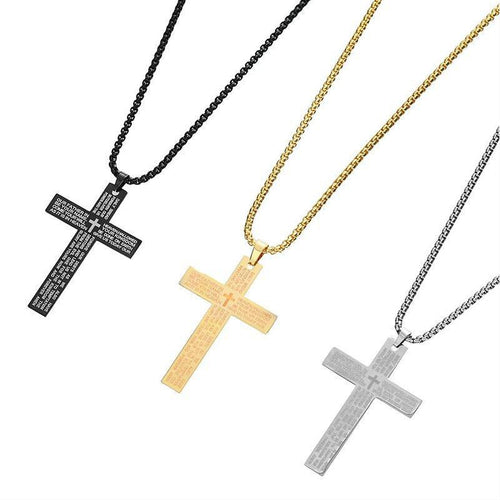 Cross Necklace Titanium Steel Men's Necklace – Jewelry Gift Ideas — 2