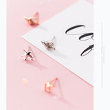 S925 Silver Conch Asymmetric Starfish Earrings – Thoughtful Gifts — 3