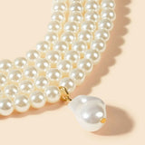 Simple Multilayer Round Pearl Pendant Necklace – Jewelry Gift Ideas — 4