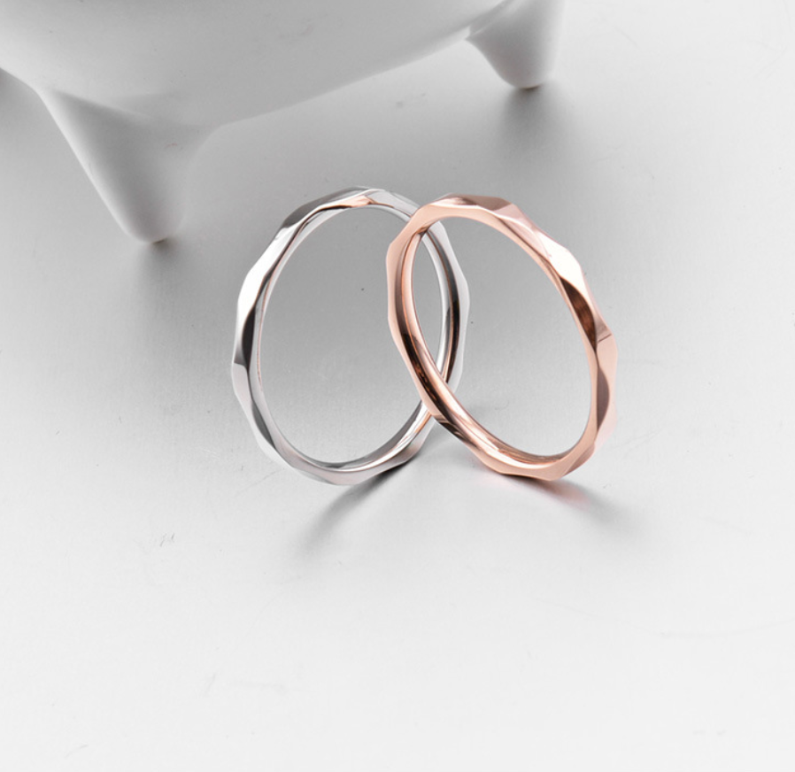Titanium Steel Couple Ring – Gifts for Couples — 1