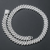 Men's Bar Cuban Necklace Hiphop Copper Set Zircon – Jewelry Gift Ideas — 1
