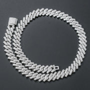 Men's Bar Cuban Necklace Hiphop Copper Set Zircon – Jewelry Gift Ideas — 1