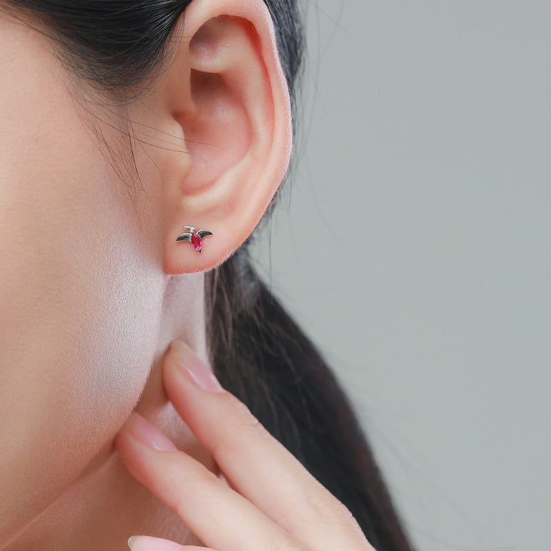 Cute And Sweet Niche Design Pterosaur Dinosaur Earrings – Gift Ideas — 1