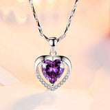 S925 Sterling Silver Women's Love Heart Pendant – Jewelry Gift Ideas — 3
