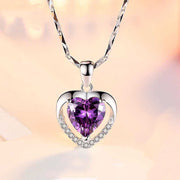 S925 Sterling Silver Women's Love Heart Pendant – Jewelry Gift Ideas — 3