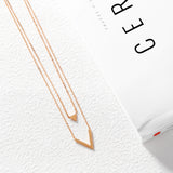 Triangle V necklace – Jewelry Gift Ideas — 4