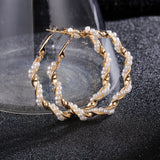 Metal Pearl Earrings Earrings – Everyday Gifts — 4