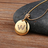 Necklace Glossy Diamonds 26 English Letters – Jewelry Gift Ideas — 13