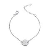 Round pendant 26 English alphabet bracelet – Jewelry Gift Ideas — 4