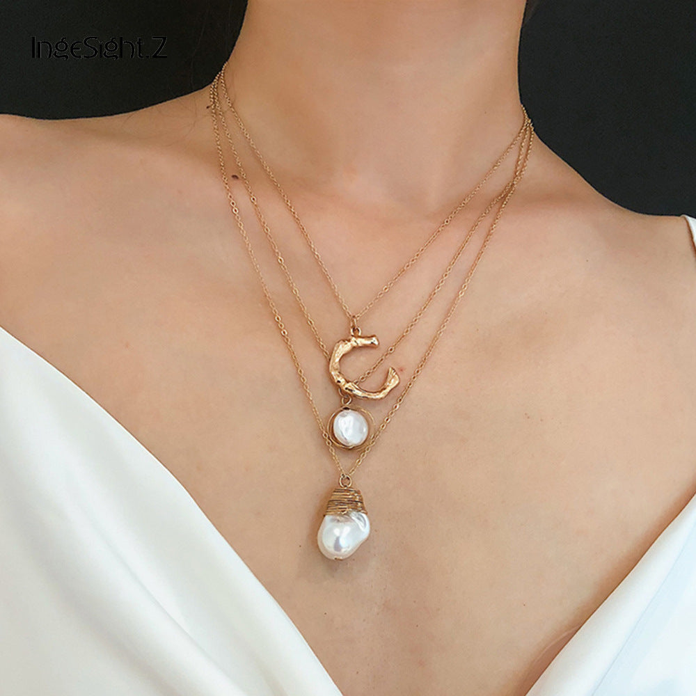 Tassel Multilayer Female Sun Moon Star Pendant – Jewelry Gift Ideas — 1